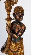 Blackamoor figural&nbsp;candelabra lamp, 20th century, ​​​​​​​175cm high - 2
