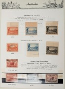 1913 - 73 collection in Seven Seas album pages; noted 1st wmk 10/- Used, 10/- Third and CofA&nbsp;wmks U, useful KGV heads mainly U, 3d Kooka M/Sheet M (thin), 1930s commems in mixed condition, Robes U, Navs to Ј1 M or U, extensive decimal period incl. Xmas bl - 5