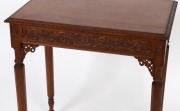An Australian carved blackwood occasional table, early 20th century, 70cm high, 62cm wide, 41cm deep - 3