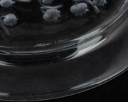 LALIQUE "Lily Of The Valley" French crystal plate, engraved "Lalique, France", 21cm diameter - 2