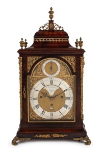 CHARLES CABRIER of LONDON. A fine George III three train quarter chiming spring table clock, circa 1770.