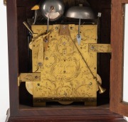 CHARLES CABRIER of LONDON. A fine George III three train quarter chiming spring table clock, circa 1770. - 6