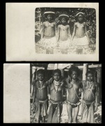 WEST AFRICA: c.1910s-20s group of postcards and small photographs; various topics including mining scenes, shipping, native groups & village scenes (75+).
