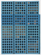 United States of America: 1917 - 1997 duplicated collection of Lincoln Cents in four push-in albums. Mixed condition. (123).