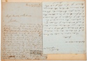 VICTORIA - Postal History: 1852-53 POSTAL HISTORY GROUP comprising of entires with MAIDEN'S PUNT, VIOLET TOWN, OVENS and MELBOURNE oval datestamps, 1852-53: - 2