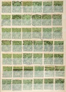 &frac12;d - 1/4 KGV Heads accumulation, neatly arrayed in a stockbook. Postmark, shade and variety opportunities! (100s).