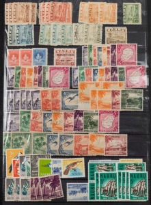 NAURU: 1930s-90s ex-dealer's accumulation in a stockbook; substantial FV; mostly MUH. (100s).