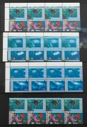 1995 - 2000 (approx.) collection of blocks, strips and sheetlets of Australia, A.A.T., Cocos (Keeling) Islands and Christmas Island, in Hagner pages in a large binder, (many 100s) MUH. FV: $1200+. - 3