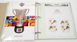 1996  specialized collection in Seven Seas album; includes Specimen overprints, booklets, self-adhesive strips, Exhibition overprints, M/Sheets, gutter strips, etc., MUH.