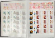 2000s accumulation of gutter blocks, M/Sheets, blocks and strips in a large stockbook. Mainly Australia, Cocos (Keeling) Islands and Christmas Island, MUH. FV: approx. $1050++. - 2