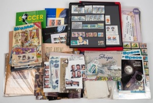 An accumulation including Black Caviar issues, various recent P.O.Packs, FDCs, stamps in P.O. packaging, etc., plus a range of World oddments.