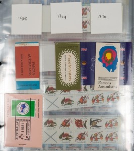 Decimal period collection of Post Office issued postcards, booklets, a few P.O. Packs and other products in a large album.