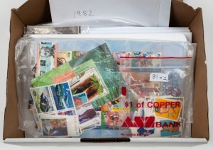 1981 - 1999 collection of singles, strips and sheetlets as removed from APO Yearbooks, MUH. FV: $650 approx.