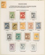 1913 - 82 collection in a Seven Seas hingeless album. Noted 1st wmk Roos 4d, 5d, 9d & 5/- CTO, 2nd wmk Roos to 5/- U, 1st wmk Roos perf Large OS incl. 2/- & 5/-, various Roos perf. Small OS to 10/- U/CTO, KGV Heads complete, mainly FU and simplified Perf.