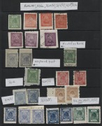 INDIAN FEUDATORY STATES: BARWANI: 1921 - 47 annotated range on Hagner pages, Unused and Used. (29). Cat.&pound;610+.