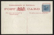 WESTERN AUSTRALIA - Postal Stationery: POSTAL CARD: 1908 1d blue, for the Visit of the American Fleet, superb unused. - 2