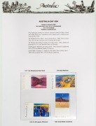 1994 - 95 specialized collection in Seven Seas album; includes Specimen overprints, booklets, self-adhesive strips, Exhibition overprints, M/Sheets, gutter strips, etc. (100s), MUH.