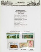 1994 - 95 specialized collection in Seven Seas album; includes Specimen overprints, booklets, self-adhesive strips, Exhibition overprints, M/Sheets, gutter strips, etc. (100s), MUH. - 2