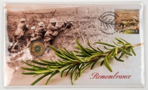 2017 $2 Remembrance PNC cover with 11th November CANBERRA cds.