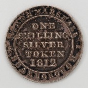 Great Britain: TOKEN: 1812 Lord & Marshall, Scarborough One Shilling Silver Token, EF.