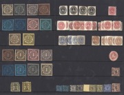 GERMAN STATES: A Hagner binder containing a substantial, duplicated range of stamps, locals, and cinderellas from the various German States. Totally unchecked, this must be worth some attention. Bound to yield some winners! (100s). - 2