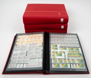 GERMANY: 1990 - 1996 (Mi.1477 - 1882) extensive stock of commemorative issues in four large Prinz stockbooks, (1000s) MUH.