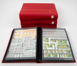 GERMANY: 1990 - 1996 (Mi.1477 - 1882) extensive stock of commemorative issues in four large Prinz stockbooks, (1000s) MUH.