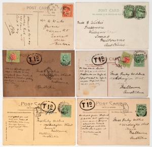 An album of mainly Australian, English and Gibraltar real photo types, (58).