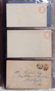 VICTORIA - Postal Stationery: A comprehensive collection in a large album (companion to the previous lot), comprising of Used & Unused examples throughout, with extensive ENVELOPES including normal types, SEMI-OFFICIAL types, and PRINTED TO PRIVATE ORDER - 2