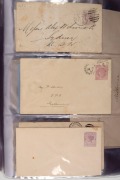 VICTORIA - Postal Stationery: A comprehensive collection in a large album (companion to the previous lot), comprising of Used & Unused examples throughout, with extensive ENVELOPES including normal types, SEMI-OFFICIAL types, and PRINTED TO PRIVATE ORDER - 3