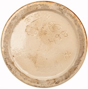 DOULTON LAMBETH&nbsp;pottery vase with sgraffito landscape decorated with sheep and donkeys by HANNAH BARLOW, 19th century, impressed factory mark and artist's monogram to base, 31.5cm high - 4