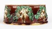 WEDGWOOD antique English majolica game tureen with original liner, 19th century, impressed "WEDGWOOD" 16cm high, 25cm wide - 5