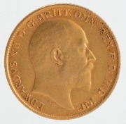 Half Sovereign, Edward VII, 1906 Sydney, VF. - 2