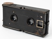 GOERZ: 'Stereo Vest Pocket Tenax' 45 x 107mm plate stereo camera, c. 1912, with twin Celor&nbsp;60mm f4.5 lenses. - 3