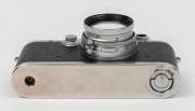 LEITZ: 1942 chrome-body Leica IIIc K rangefinder camera [#388947], with Summitar 50mm f2 lens [#523772]. - 2