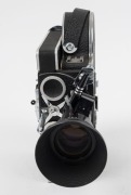 BOLEX-PAILLARD: H8 Rex-4 8mm movie camera [#217629], c. 1965, with Som Berthiot Pan-Cinor 8-40mm f1.9 lens [#3134990]&nbsp;and one viewfinder. - 2