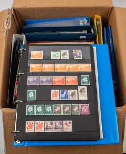 PACIFIC ISLANDS: A substantial accumulation of stamps and covers, mainly in 12 albums, with CHRISTMAS ISLAND, FIJI, NAURU, NORFOLK ISLAND, and SAMOA ; some items still housed on the auctioneer's cards, as purchased. (qty).