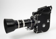 BOLEX-PAILLARD: H16 Rex-4 Reflex 16mm movie camera [#241870], c. 1968, with Kern Vario-Switar 16-100mm f1.9 Poe Bolex H16RX lens [#1122624]. - 4