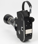 BOLEX-PAILLARD: H16 Rex-4 Reflex 16mm movie camera [#241870], c. 1968, with Kern Vario-Switar 16-100mm f1.9 Poe Bolex H16RX lens [#1122624]. - 5