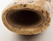 A pair of scrimshaw whale's teeth with engraved figural decoration, ​​​​​​​11cm high - 7