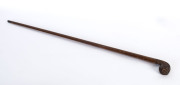 R.A.F. Walking stick carved from the propeller of a bi-plane, WW1 period, ​91cm high - 3