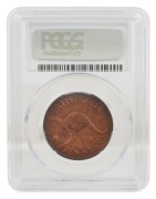 ELIZABETH II, PERTH MINT PROOF 1955 penny; in PCGS case.