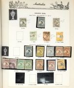 1913-66 collection in album. Noted Kangaroo CofA Specimen set, 5/- Sydney Harbour Bridge Mint & Used (faults), Victoria, ANZAC and Jubilee sets Mint, Robes set Mint, &pound;sd Navigators set of 6 Mint, decimal Navigators SPECIMEN set, etc. Mixed condition. - 2