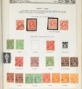 1913-66 collection in album. Noted Kangaroo CofA Specimen set, 5/- Sydney Harbour Bridge Mint & Used (faults), Victoria, ANZAC and Jubilee sets Mint, Robes set Mint, &pound;sd Navigators set of 6 Mint, decimal Navigators SPECIMEN set, etc. Mixed condition. - 3