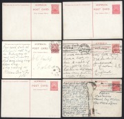 1911 1d SCENIC VIEWS OF VICTORIA: A group of 3 Unused and 3 Used postal cards; (6) mainly fine, with examples of both text settings. - 2