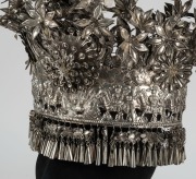 A Chinese silver headdress, 20th century, ​​​​​​​27cm high - 3
