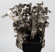 A Chinese silver headdress, 20th century, ​​​​​​​27cm high - 5
