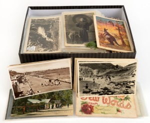 An accumulation in a packed-full shoebox, (100s).
