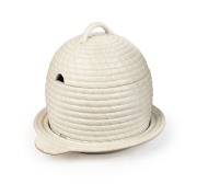 WEDGWOOD rare antique English pottery beehive form honey skep, circa 1815, impressed "WEDGWOOD, W.", 10cm high