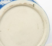 ADAMS pair of antique English blue Jasper Ware pottery jugs, circa 1805, impressed "ADAMS", 19.5cm high, 19cm wide - 4